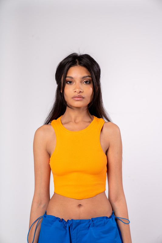 Orange Crop Top