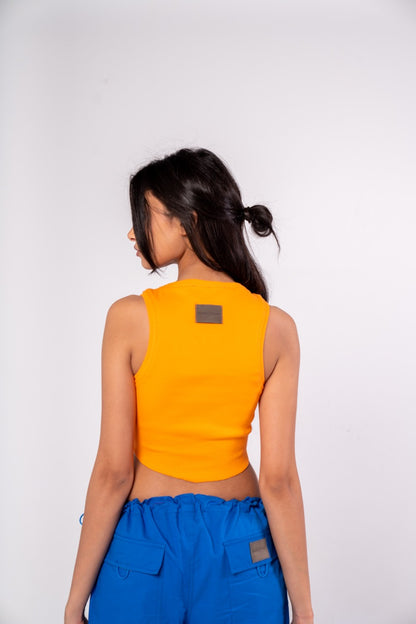 Orange Crop Top