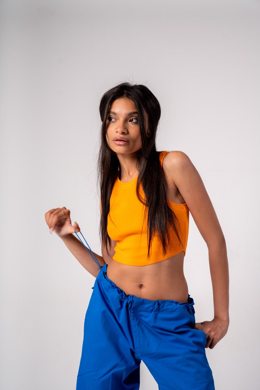 Orange Crop Top